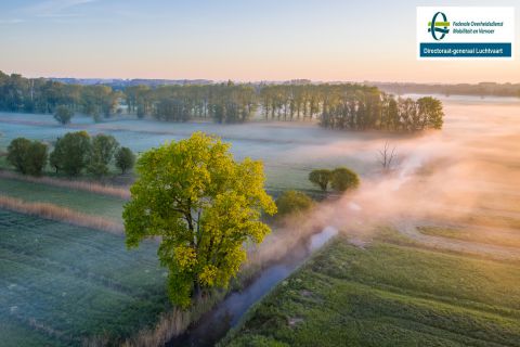 Langemeersen vanuit de lucht