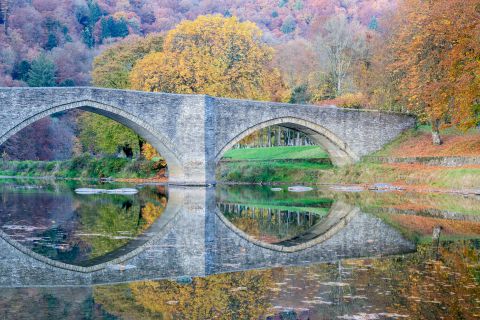 Brug in Bouillon tijdens de herfst