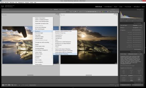 Openen als lagen in Photoshop